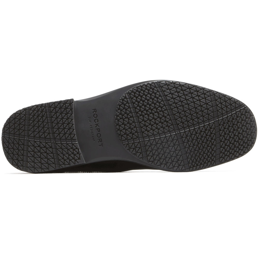 Rockport Singapore Mens Slip-On - Essential Details II Bike Toe Black - PL3480195